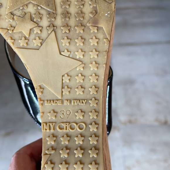 Jimmy Choo Pathos Wedge Sandals 39 - Picture 6 of 8